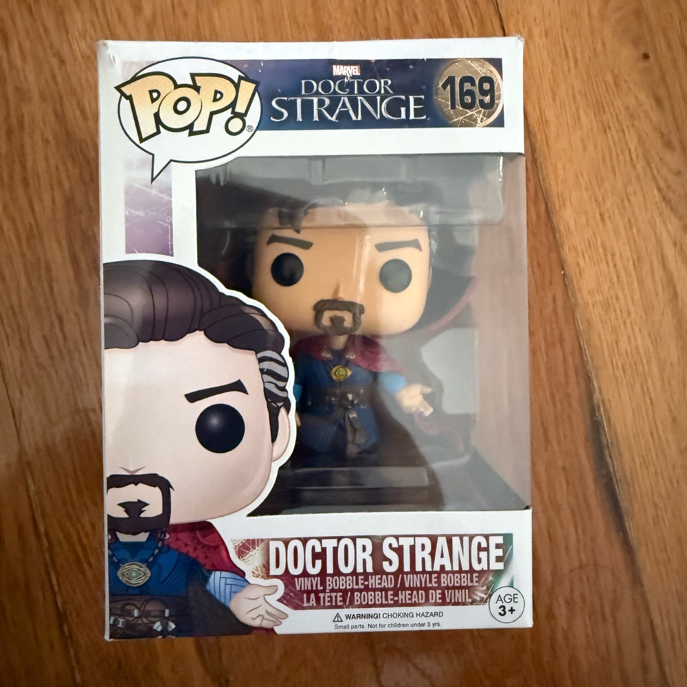 Funko Pop Doctor Strange Figure with Red and Blue Outfit #169